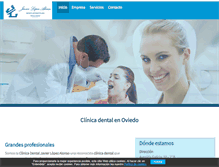 Tablet Screenshot of clinicadentaljavierlopez.com